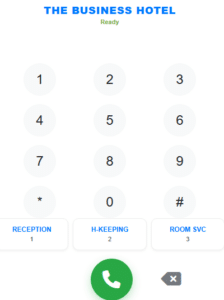 web softphone for hotel
